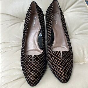 BeautiFeel Women’s Mystique Pump, Bronze pied de Poule Print Suede